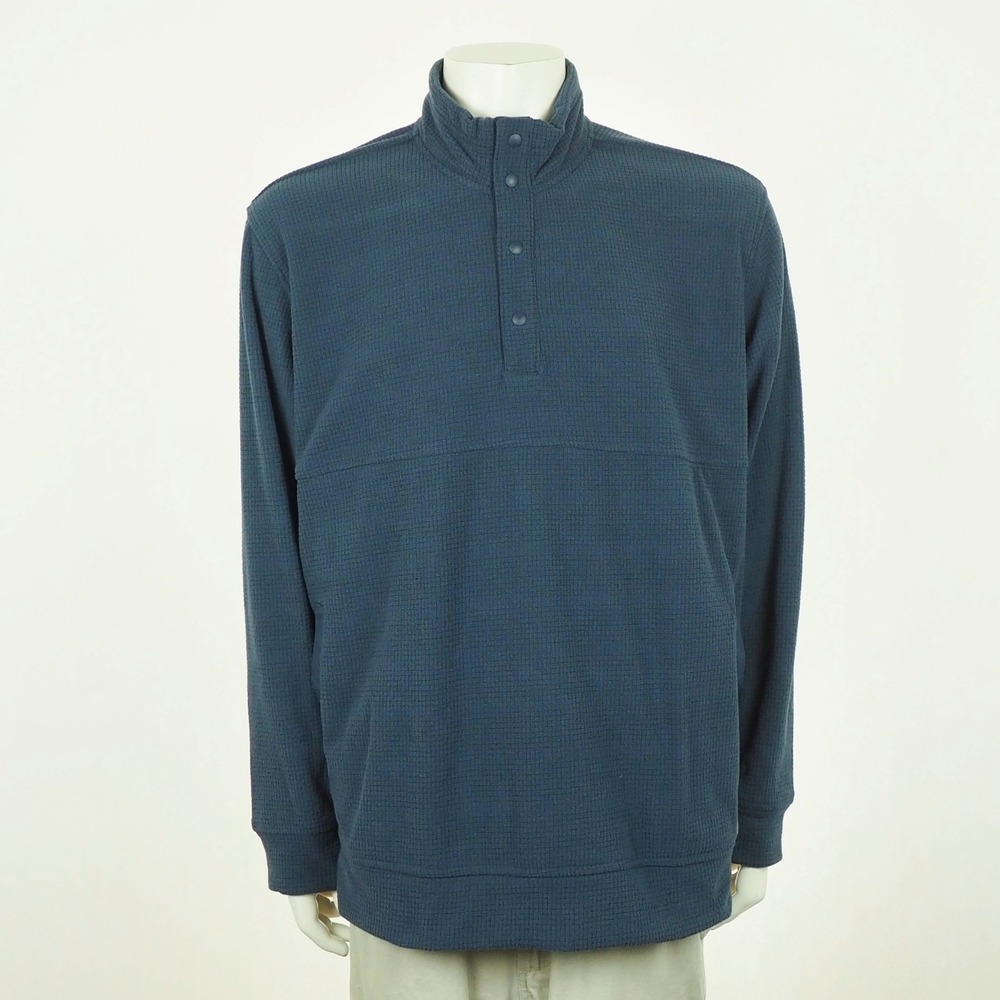 Outdoor Research Trail Mix Snap Fleece Pullover Jacket Mens 2XL XXL Blue Hiking